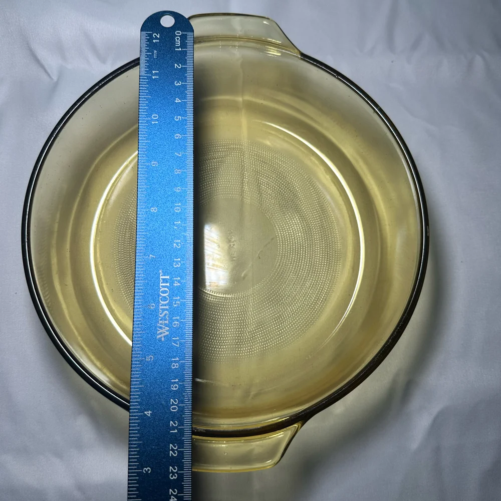 Vintage Pry-O-Rey Yellow Casserole Set